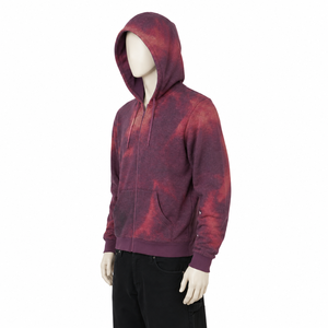Sudadera con Capucha Premium con Cierre Completo y Lavado Ácido, Sudadera con Capucha Personalizada con Logotipo, Estilo Urbano - Product Image 3