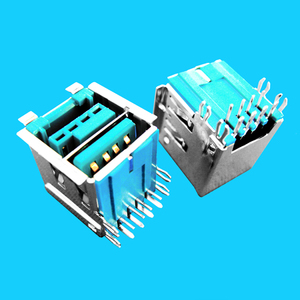 PWUB-FRSxxVxx-044A  USB+Power ตัวเมียแบบ DIP 90 องศา °   ตัวเชื่อมต่อ - Product Image 1