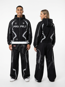 Vêtements pour hommes, survêtement en nylon coupe-vent, vêtements de sport légers, course à pied et gym, jogging, survêtements avec logo brodé personnalisé - Product Image 3