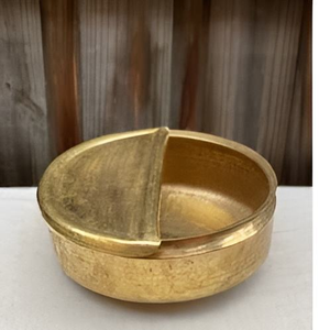 Bol de pédicure artisanal de haute qualité en cuivre pur à 100 %, forme ronde, finitions personnalisées, prix de gros, Inde - Massage des pieds - Product Image 1