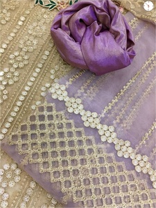 2022 indio pakistaní último vestido Gharara de seda Masoori bordado pesado trabajo hecho a mano Salwar boda fiesta modelo de lujo Venta caliente - Product Image 4
