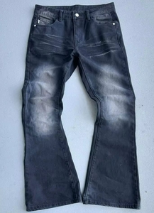 Pantalones Vaqueros Casuales de Moda para Hombre, Estilo Cargo Holgado con Botones, Jeans de Mezclilla para Hombre - Product Image 3