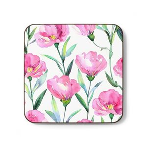 Direct Manufacturer India Best Quality Handmade Eco-Friendly 4-Piece Printed Mango Wood Coasters Holder <b>Mats</b> Pads Kitchen Use - Product Image 5