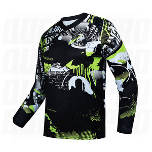 Long Sleeve Dirt Bike Jersey Men Custom OEM ODM Motocross Motorcycle Racing Shirt Breathable Quick Dry Off Road Cycling Jerseys - Product Image 5