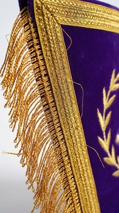 Brazalete Masónico Personalizado con Bordado de Patrón y Símbolo Tradicionales, Banderas Uniformes, Regalia - Product Image 6