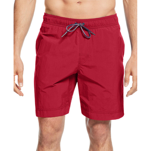 Shorts de plage décontractés pour hommes, coupe classique, tissu en toile, taille élastique, anti-rides, imperméables, protection UV, séchage rapide, écologiques - Product Image 2