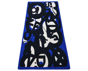 Tapis modernes sur mesure en laine indienne et néo-zélandaise à poils longs, design abstrait, pour salon, antidérapant, moquette - Product Image 1