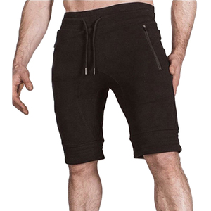Shorts pour hommes coupe classique, écologiques, séchage rapide, respirants, pour l'été, décontractés, pour le fitness, avec taille élastique, vente en gros - Product Image 1