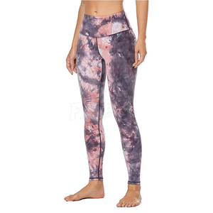 2025 Best Selling Women's High Waist Yoga Leggings Sublimated Customizable Logo Ladies Pant for Gym Use Low Price Leggings - Product Image 1