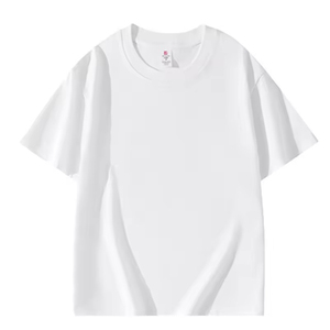 Men's 220g Cotton Short Sleeve O-Neck <b>T</b>-<b>Shirt</b> Solid Color Regular Fit Casual Wear <b>Large</b> Size - Product Image 2