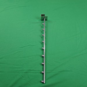 Premium Stainless Steel Display <b>Hooks</b> 300mm Chrome Plated Industrial Wall Mount with 6mm Wire Diameter Durable Design OneTech - Product Image 3