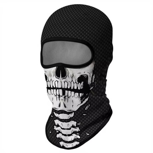 Masque facial balaclava personnalisé à rayures multicolores léger à bas prix, 100% polyester tricoté, couvre-tout le visage, couleurs personnalisables - Product Image 5