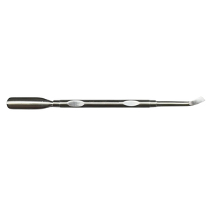 Empujador de Cutículas de Acero Inoxidable de Primera Calidad, Diseño Ergonómico, Doble Cabeza, para Manicura Profesional - Product Image 1
