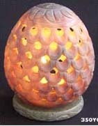 Round Shape Natural Soapstone Carving Tea Light <b>Candle</b> Holder Flower Design For Festival Decorative Purpose In <b>Bulk</b> Quantity - Product Image 3