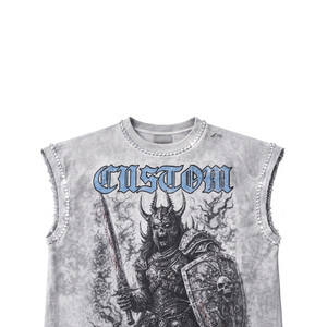 Camiseta sin mangas Glory Custom con estampado gráfico de diamantes de imitación, 100% algodón jersey, tela suave, estilo vintage, para uso unisex. - Product Image 4