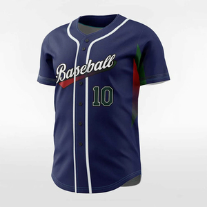 Maillots de baseball imprimés par sublimation, maillots de softball personnalisés, t-shirts de baseball universitaires, service OEM, design personnalisé - Product Image 4