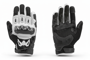 Gants de moto respirants professionnels, logo personnalisé, design unique, antidérapants, compatibles écran tactile, gants de protection pour motards de course - Product Image 3