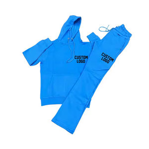 Ensemble de survêtement pour homme en coton 100% de haute qualité, respirant et tendance pour l'été, vente en gros personnalisée, dernière collection, vente flash - Product Image 4