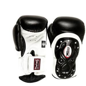 Dernier modèle de gants de boxe Twins personnalisés noir et blanc, 100% cuir de vache véritable, gants de boxe Twins pour l'entraînement MMA Muay Thai - Product Image 5