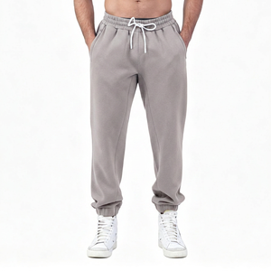 Pantalon de jogging en molleton personnalisé pour homme – Coupe ample et décontractée, taille mi-haute – Fabricant OEM/ODM - Product Image 1