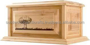Urnes en bois professionnelles adultes de cendres humaines soutenant des urnes en bois personnalisées - Product Image 1