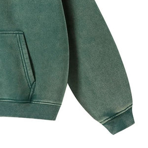 Sweat-shirts vintage pour hommes de qualité supérieure, 100% coton, unis, délavés à l'acide et à la pierre, à épaules tombantes, coupe oversize, style streetwear - Product Image 6