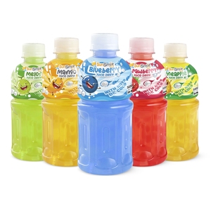 Producto Popular, Jugo de Fruta Real SUNSMILE, Bebida con Nata de Coco, Botella PET de 320 ml, Muestra Gratis, Venta al por Mayor, OEM, ODM, MOQ Bajo - Product Image 1