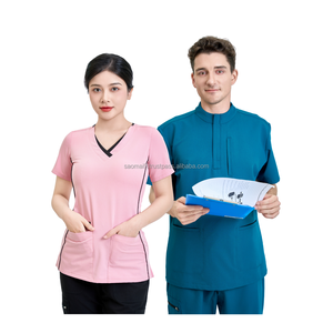 VN FACTORY vêtements médicaux de marque privée personnalisés pour médecins/infirmières, ensemble de vêtements hospitaliers, uniformes avec veste-BASSE quantité minimale de commande - Product Image 2