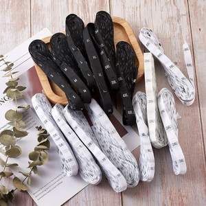 ป้ายผ้าฝ้ายคุณภาพสูง ป้ายโลโก้เสื้อผ้า รูปทรงต่างๆ ป้ายทอสำหรับเสื้อผ้า ตัดด้วยเลเซอร์ - Product Image 4