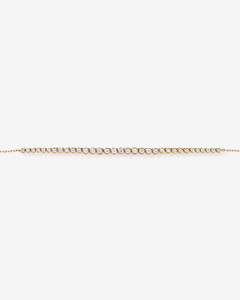 Collier tennis en diamants de laboratoire en forme de V, 100 CTW, or jaune 10K, bijoux fins pour femme, cadeau de luxe, diamants de laboratoire pour femme - Product Image 2