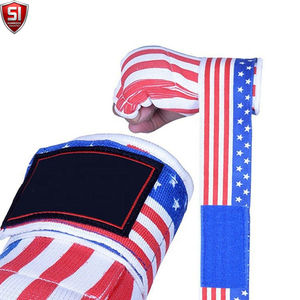 Vendas de Boxeo con Bandera Americana, Elásticas, Transpirables, Protectoras para Adultos, Cierre de Gancho y Bucle, Estilo Moderno - Product Image 5