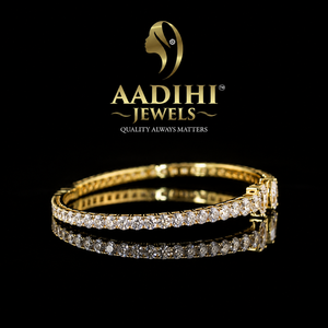 18K <b>Solid</b> Gold Lab Grown Diamond Men's <b>Bracelet</b> Round Brilliant & Pear Cuts 2+5 CT Rhodium Plated IGI Certified Luxury - Product Image 4