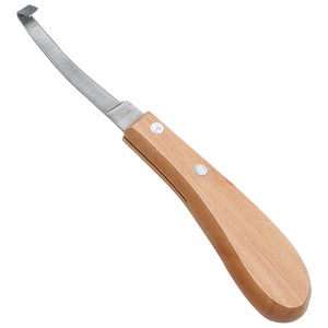 Holzgriff-Hufmesser mit Geringer Mindestbestellmenge, Wiederverwendbar, Leichtgewichtig, Edelstahlklinge, Individuelles Logo, Veterinärchirurgische Instrumente OEM ODM - Product Image 2