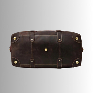 Custom Carry ON Luggage Genuine <b>Leather</b> <b>Duffle</b> <b>Bag</b> <b>Men</b> Rel Cowhide Crazy Horse <b>Leathers</b> Traveling Duffel <b>Bag</b> Best Travel <b>Bag</b> - Product Image 2