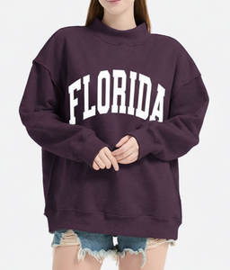 Suéter de Cuello Alto para Mujer, 100% Algodón, Ligero, Estilo Pullover, Impresión de Logotipo Personalizado, OEM, Invierno, MOQ Bajo, Superventas - Product Image 2