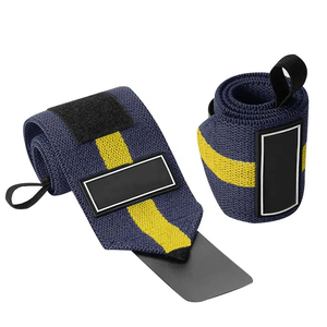 Bandes de poignet en nylon personnalisées pour la musculation avec support pour le pouce, bandes de poignet de sécurité pour la musculation - Product Image 6