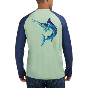 Camisa de Pesca de Manga Larga para Adultos, Impresión por Sublimación, UPF 50, Estampado Animal, 180g, Diseño de Logotipo en la Espalda, Ropa para Exteriores, OEM, ODM - Product Image 6