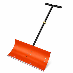 Pousse-neige robuste avec poignée réglable, pelle à neige professionnelle en métal, déneigeur manuel pour trottoirs ODGWTO001 - Product Image 1