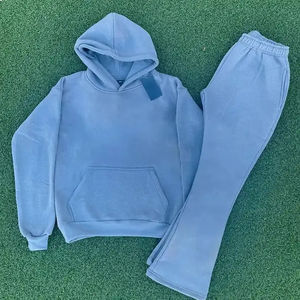 Survêtement décontracté pour homme, hiver, à capuche, uni, léger, séchage rapide, respirant, avec taille élastique et options personnalisables - Product Image 6