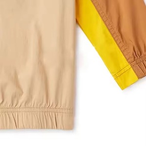 Custom Design & Logo Nylon Men's Windbreaker Tracksuit Set Half <b>Zip</b>-<b>up</b> <b>Jacket</b> and Shorts Plain Casual Summer Outfit - Product Image 5