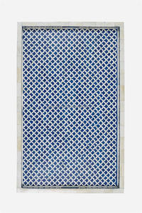 Bandeja decorativa de resina MDF de estilo moderno de tamaño personalizado bandeja de servicio con incrustaciones indias bandeja de incrustaciones de hueso para restaurante en casa exportador de fabricante - Product Image 6