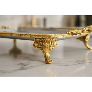Latest Collection Of Metal <b>Chocolate</b> Tray For Ramadan Premium Quality Luxury <b>Chocolate</b> Platter Top Selling <b>Fancy</b> <b>Chocolate</b> Tray - Product Image 5