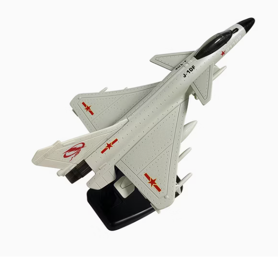 Hot Selling 1/72 J-10 Fighter Jet Aircraft Decorative Fighter Collectible Metal Model Kit Adult Aircraft Model with Stand 3D