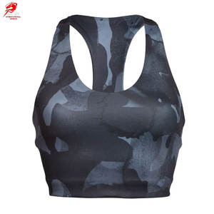 Soutien-gorge de sport rembourré pour femme, haut de sport sans fil et sans couture à maintien élevé pour la gym et l'entraînement - Product Image 1