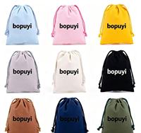 Sacs de courses en toile de coton recyclé noir de haute qualité, personnalisés, avec cordon de serrage, pour sacs à main, vente en gros