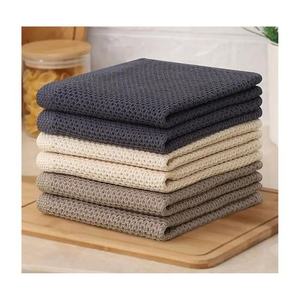 Élégant 100% coton bordure petites montagnes brodé Golf cuisine serviette détergent sûr lavable en Machine absorbant imprimé - Product Image 6