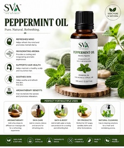 ซื้อส่งน้ำมันหอมระเหยเปปเปอร์มิ้นท์บริสุทธิ์ 100% สำหรับเครื่องสำอางและอโรมาเธอราพี คุณภาพเกรดขายส่ง ผู้ผลิตและผู้ส่งออก - Product Image 4
