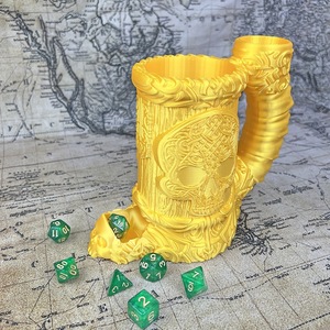 Maxmax DND Skull Dice Mug – Tasse à dés pour Dungeons & Dragons, porte-dés pour jeux de rôle sur table, accessoire de <span class=keywords><strong>jeu</strong></span> de société D&D TTRPG - Product Image 4