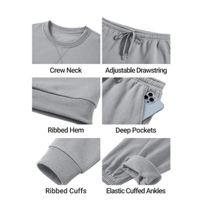 Conjunto Deportivo Personalizado para Hombre, Ropa Deportiva sin Costuras, Chaqueta Deportiva con Cierre y Pantalones Deportivos que Absorben la Humedad - Product Image 4