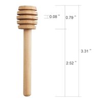 Cuillère à miel en bois de lotus de qualité alimentaire, classique, durable et personnalisée, pour pot, écologique, cadeau de cuisine